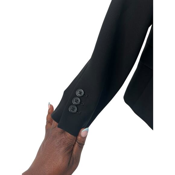 Talbots Blazer Black Office Work Career Business Preppy Corporate Size 8‎ - Picture 8 of 15